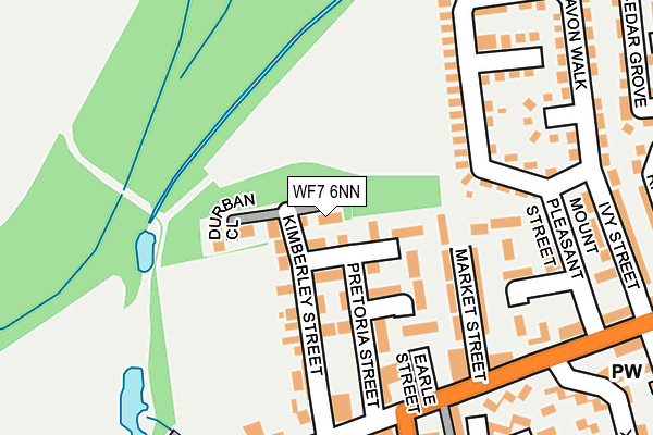 WF7 6NN map - OS OpenMap – Local (Ordnance Survey)