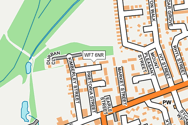 WF7 6NR map - OS OpenMap – Local (Ordnance Survey)