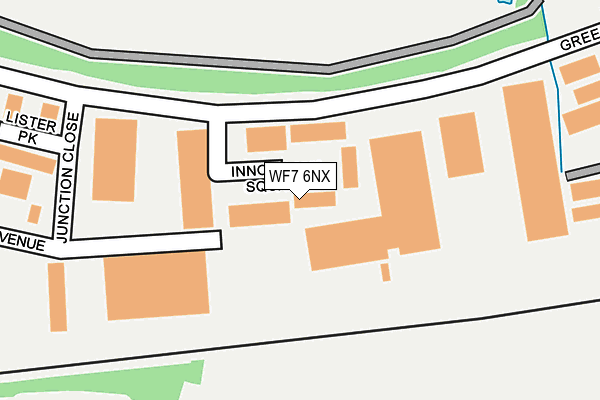 WF7 6NX map - OS OpenMap – Local (Ordnance Survey)