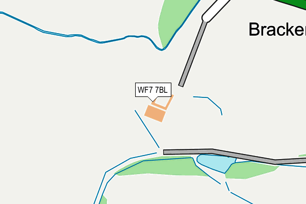 WF7 7BL map - OS OpenMap – Local (Ordnance Survey)