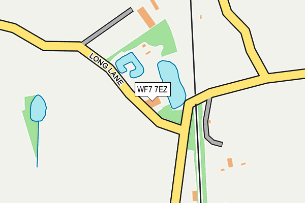 WF7 7EZ map - OS OpenMap – Local (Ordnance Survey)