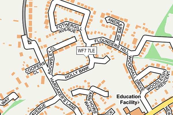 Map of ABL ROOFING & CLADDING LTD at local scale