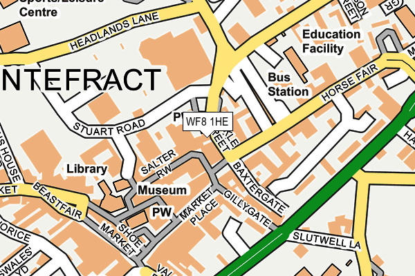 Map of ACTION CARS & TAXIS LTD at local scale