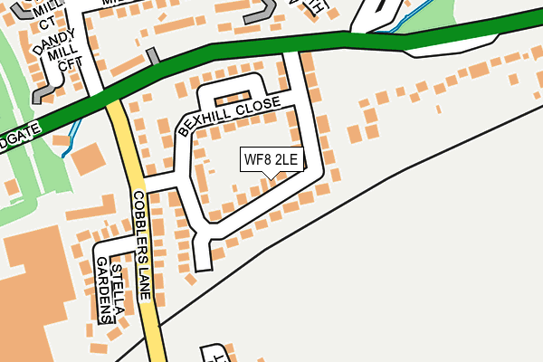 Map of STW CATERING LIMITED at local scale