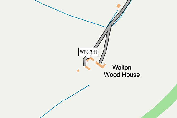 WF8 3HJ map - OS OpenMap – Local (Ordnance Survey)
