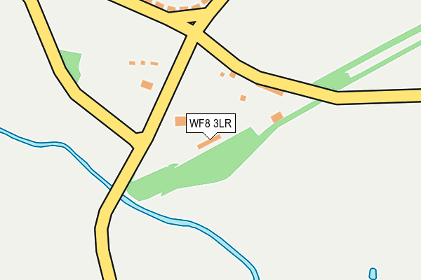 WF8 3LR map - OS OpenMap – Local (Ordnance Survey)