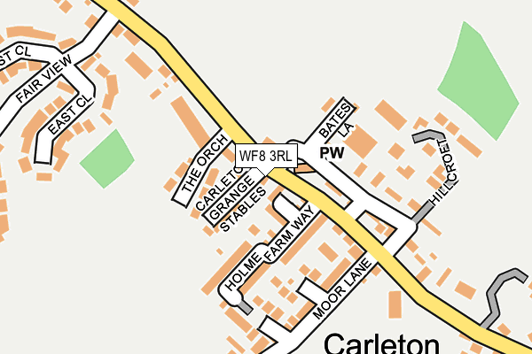 Map of COPPERWIRE CREATIVE LTD at local scale