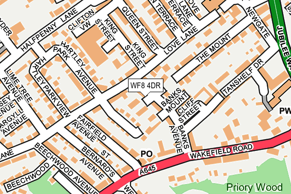 Map of ROUTE PUBLISHING LIMITED at local scale