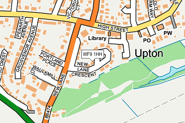 WF9 1HH map - OS OpenMap – Local (Ordnance Survey)