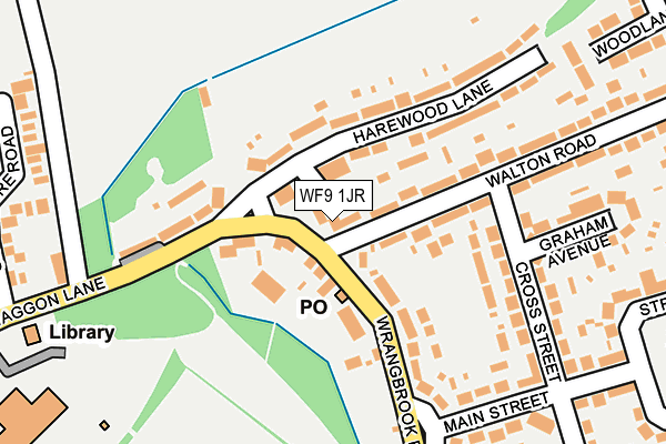 WF9 1JR map - OS OpenMap – Local (Ordnance Survey)