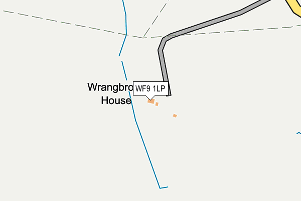 WF9 1LP map - OS OpenMap – Local (Ordnance Survey)