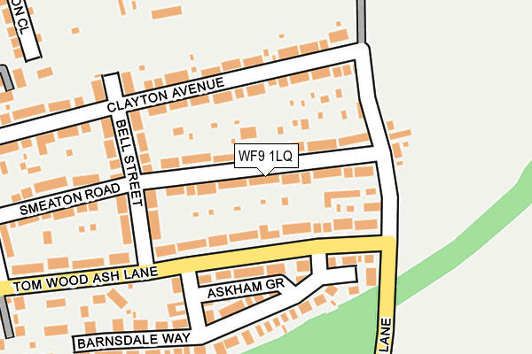 WF9 1LQ map - OS OpenMap – Local (Ordnance Survey)