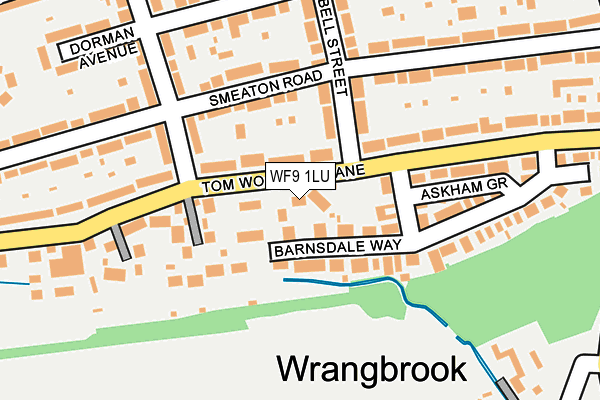 WF9 1LU map - OS OpenMap – Local (Ordnance Survey)