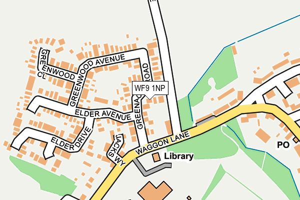 WF9 1NP map - OS OpenMap – Local (Ordnance Survey)