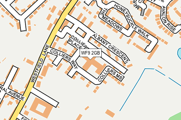 WF9 2GB map - OS OpenMap – Local (Ordnance Survey)