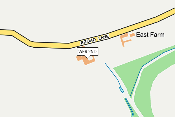 WF9 2ND map - OS OpenMap – Local (Ordnance Survey)