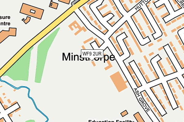 WF9 2UR map - OS OpenMap – Local (Ordnance Survey)