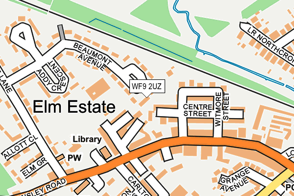 Map of TUDOR COURT RESIDENTS ASSOCIATION (SOUTH ELMSALL) LIMITED at local scale