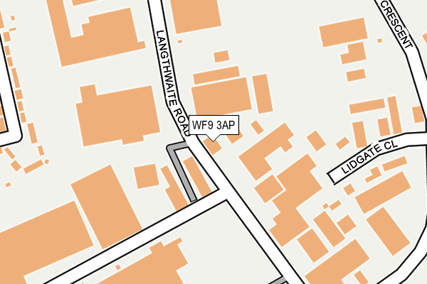 Map of PJ FABRICATIONS AND COMPOSITE SUPPLIES LTD at local scale