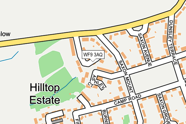 WF9 3AQ map - OS OpenMap – Local (Ordnance Survey)