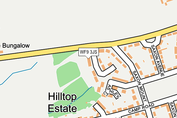 WF9 3JS map - OS OpenMap – Local (Ordnance Survey)