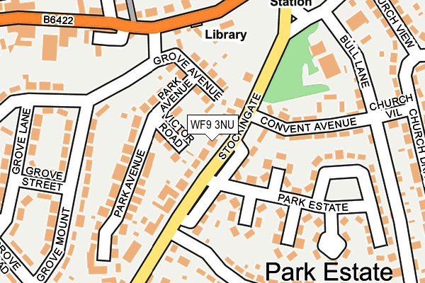 WF9 3NU map - OS OpenMap – Local (Ordnance Survey)