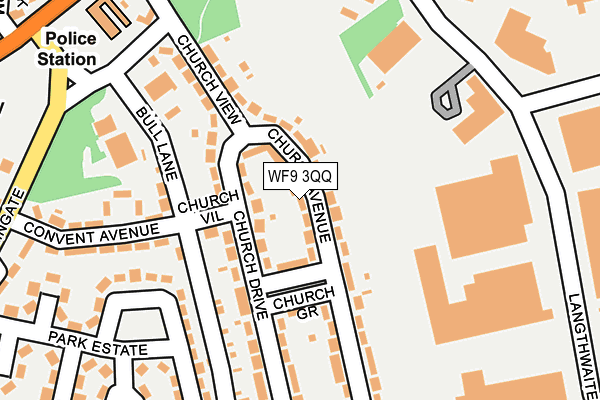 WF9 3QQ map - OS OpenMap – Local (Ordnance Survey)