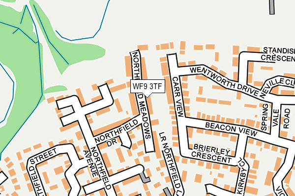 Map of NORTHFIELD SPORTS LTD at local scale