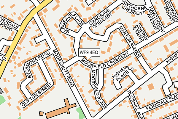 WF9 4EQ map - OS OpenMap – Local (Ordnance Survey)