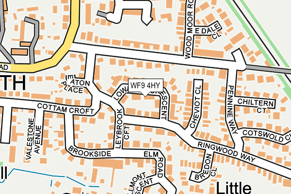 WF9 4HY map - OS OpenMap – Local (Ordnance Survey)