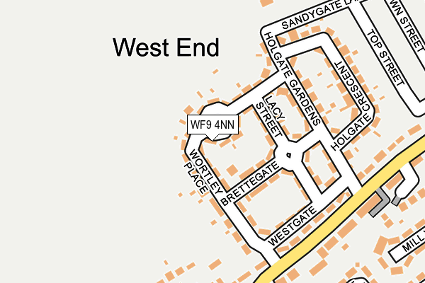 WF9 4NN map - OS OpenMap – Local (Ordnance Survey)