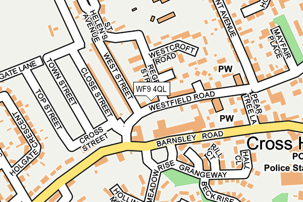 WF9 4QL map - OS OpenMap – Local (Ordnance Survey)