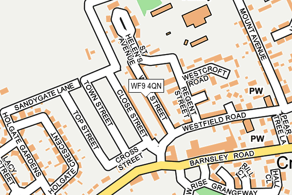 WF9 4QN map - OS OpenMap – Local (Ordnance Survey)