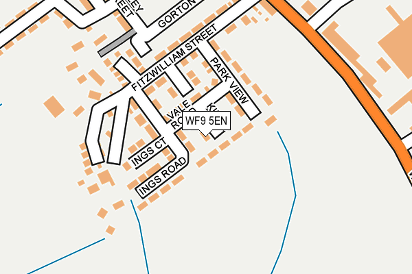 WF9 5EN map - OS OpenMap – Local (Ordnance Survey)
