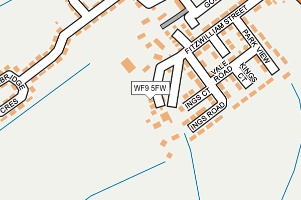 WF9 5FW map - OS OpenMap – Local (Ordnance Survey)