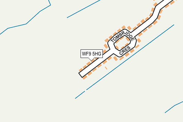WF9 5HG map - OS OpenMap – Local (Ordnance Survey)