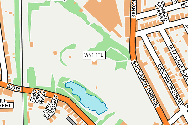 WN1 1TU map - OS OpenMap – Local (Ordnance Survey)