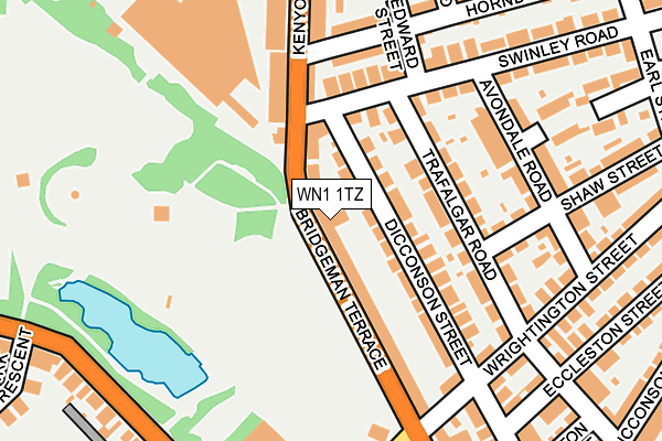 WN1 1TZ map - OS OpenMap – Local (Ordnance Survey)