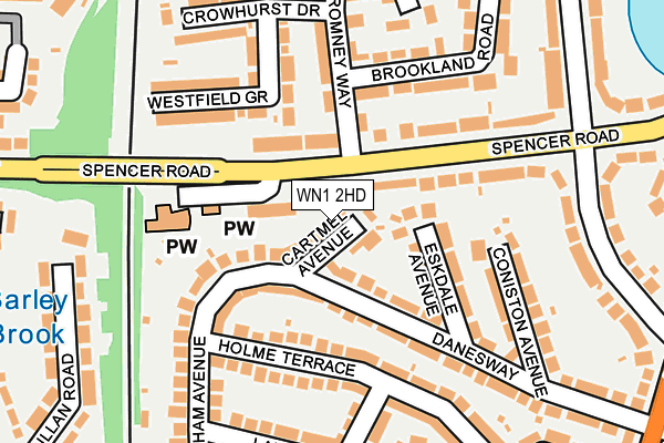 WN1 2HD map - OS OpenMap – Local (Ordnance Survey)