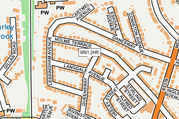 WN1 2HR map - OS OpenMap – Local (Ordnance Survey)
