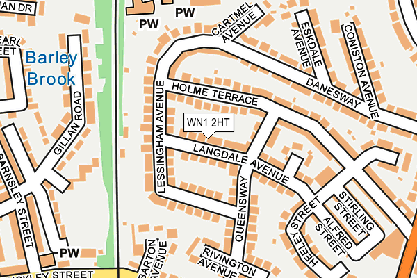 WN1 2HT map - OS OpenMap – Local (Ordnance Survey)