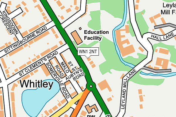 Map of CHERRY GARDENS OVG LTD at local scale