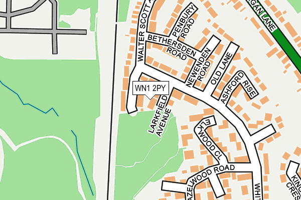 WN1 2PY map - OS OpenMap – Local (Ordnance Survey)