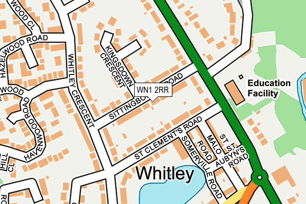 WN1 2RR map - OS OpenMap – Local (Ordnance Survey)