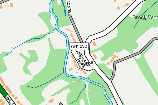 WN1 2SD map - OS OpenMap – Local (Ordnance Survey)