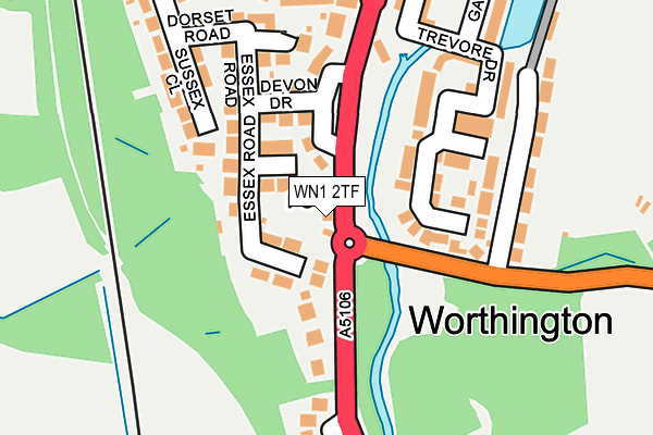 Map of WORTHINGTON STORES LIMITED at local scale