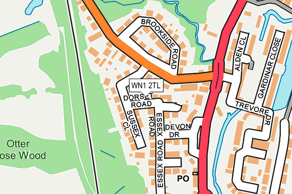 WN1 2TL map - OS OpenMap – Local (Ordnance Survey)