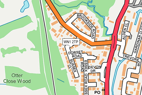 WN1 2TP map - OS OpenMap – Local (Ordnance Survey)