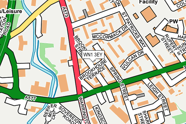 WN1 3EY map - OS OpenMap – Local (Ordnance Survey)