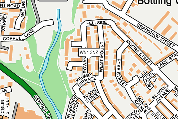 WN1 3NZ map - OS OpenMap – Local (Ordnance Survey)